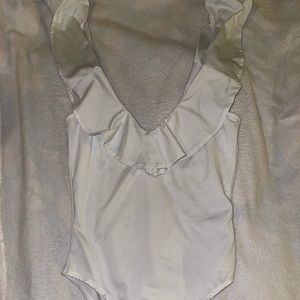 Forever 21 white bodysuit or one piece swimsuit